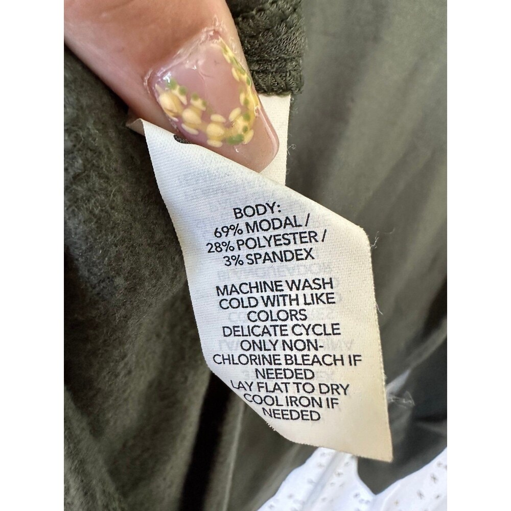 Joy Lab Crew Neck High Side Split Layering Loose … - image 7